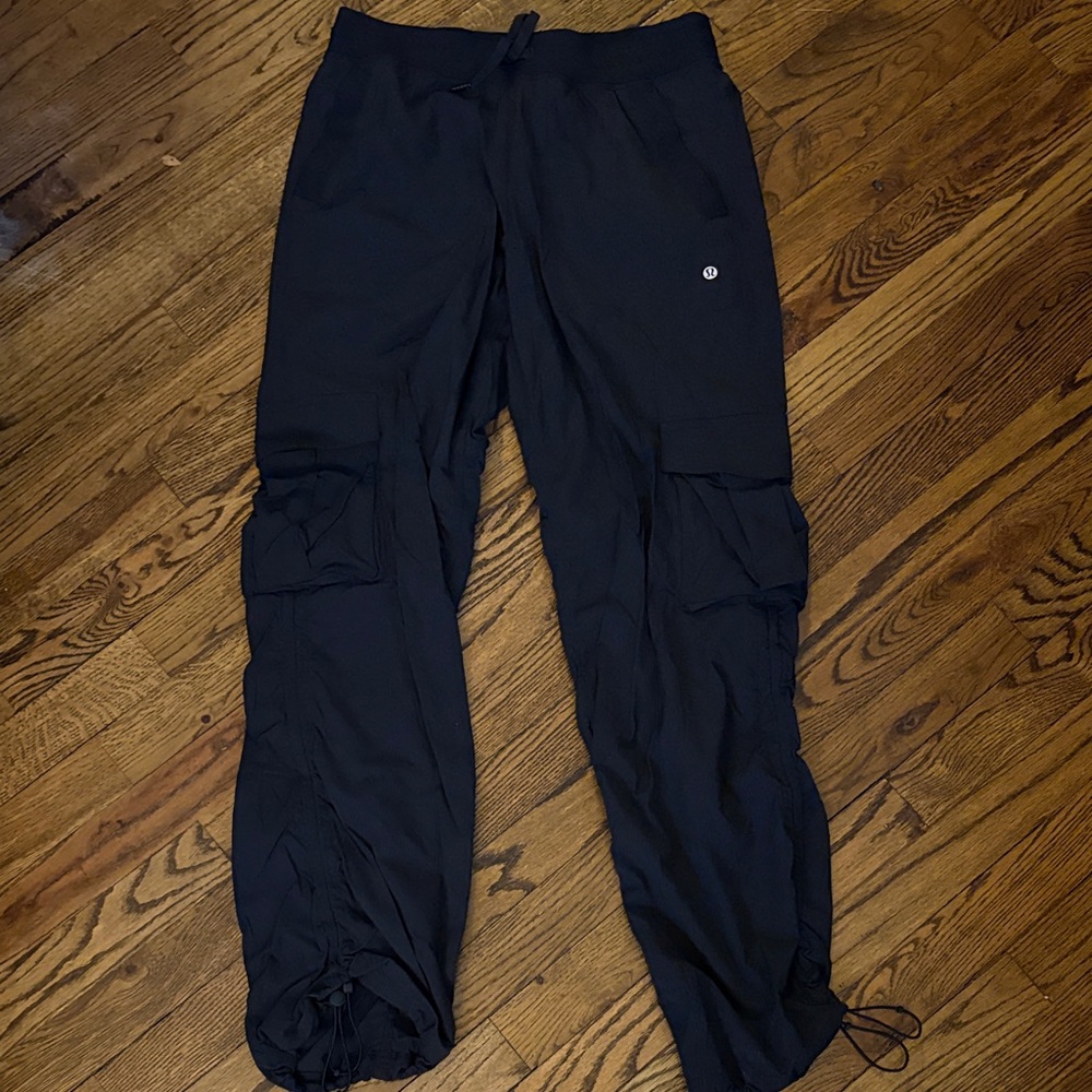 Black Lululemon Dance Studio Mid-rise Cargo Pants S